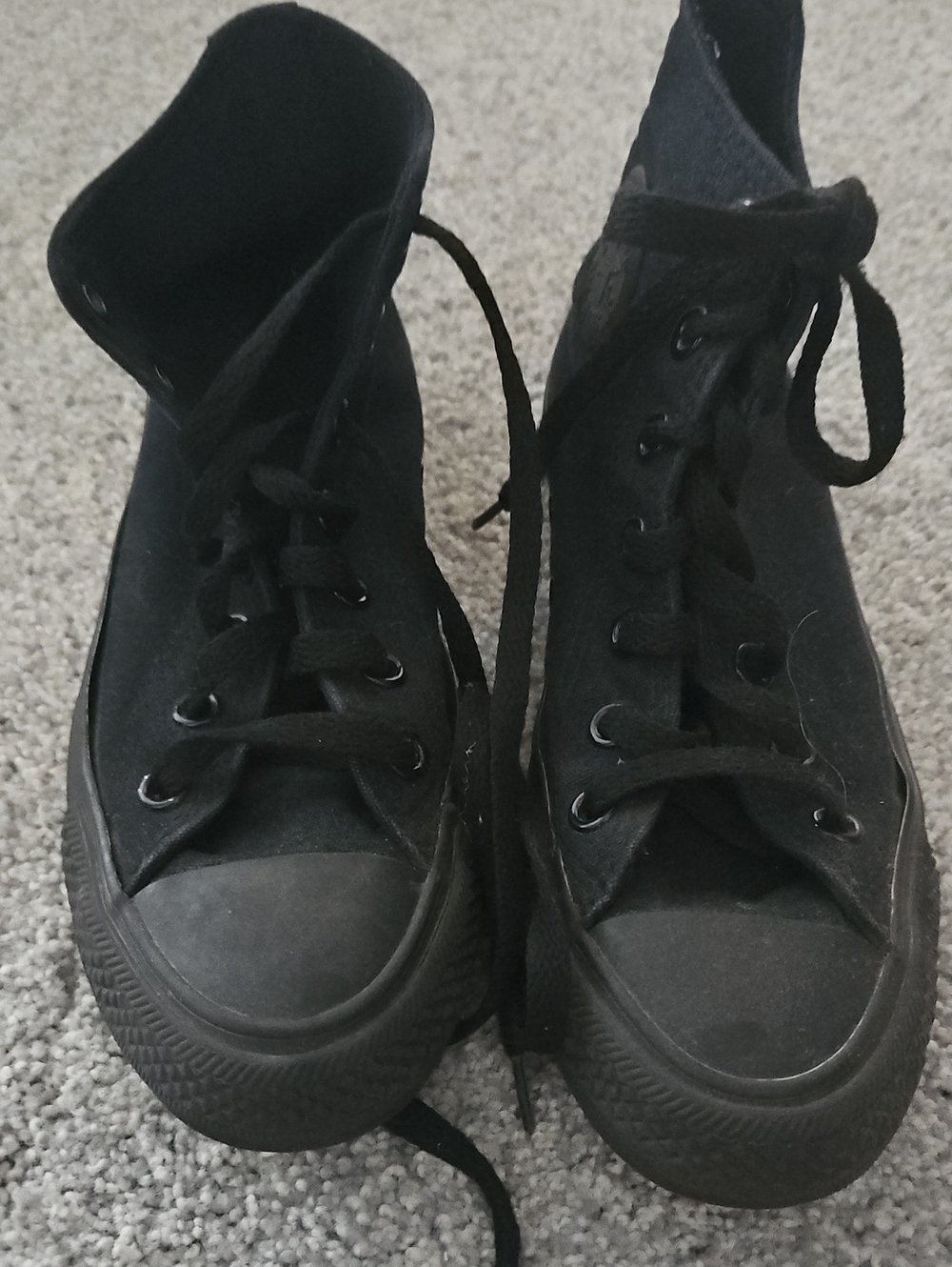 Vans Black High-Top Canvas Sneakers